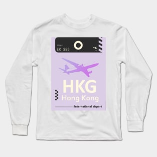 HKG airport tag 2 Long Sleeve T-Shirt